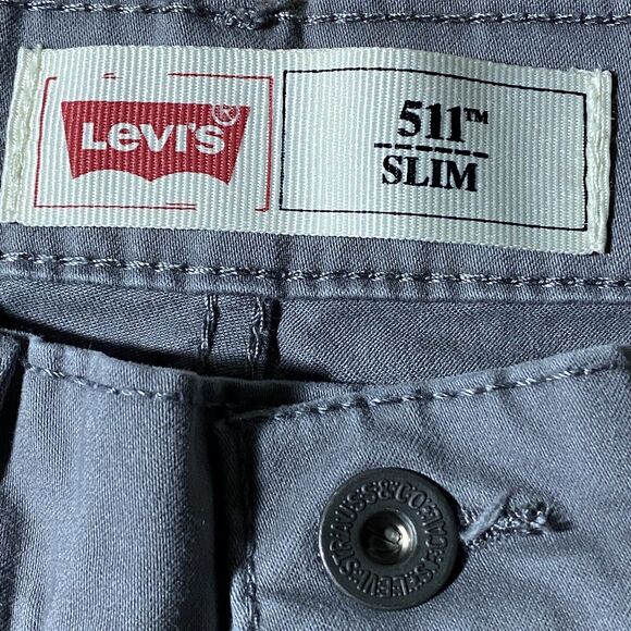 Levis 511 Jeans Boys 14 Regular 27x27 Slim Fit Stretch Denim Y2K Streetwear - Picture 6 of 12